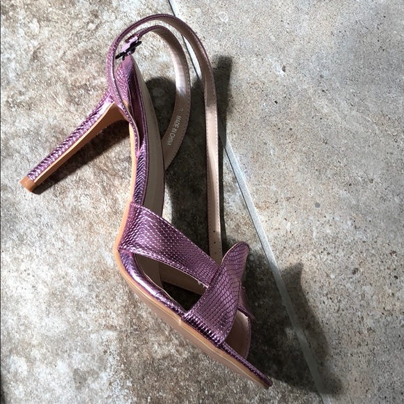 Eclectic pink heels by Public Desire. Worn Once. - Picture 3 of 4